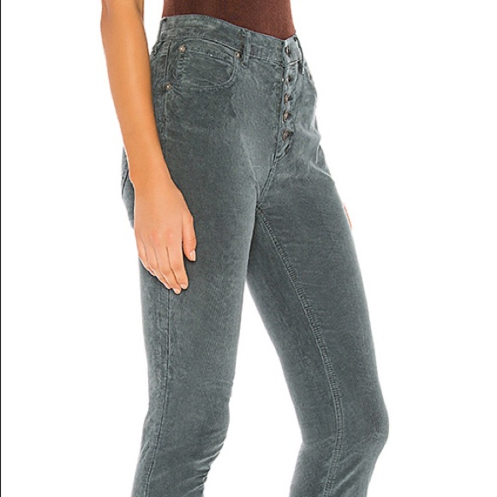 Free People Sun Chaser Cord Skinny Grey - Picture 13 of 15
